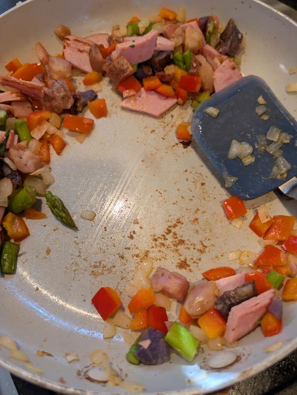 A simple saute on low flame sticking.