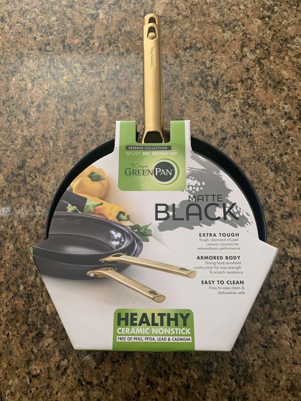 GreenPan Valencia Pro Healthy Ceramic Nonstick 2pc Frypan Set 