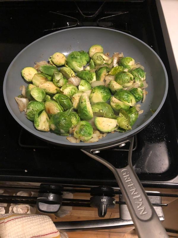 Fried Brussel sprouts