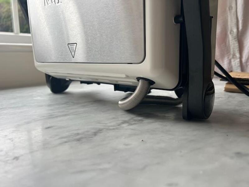 Customer photo for "Excellent unit but cannot store standing!"