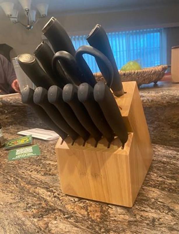 Thyme & Table 15-Piece Knife Block Set kitchen knifes knife block