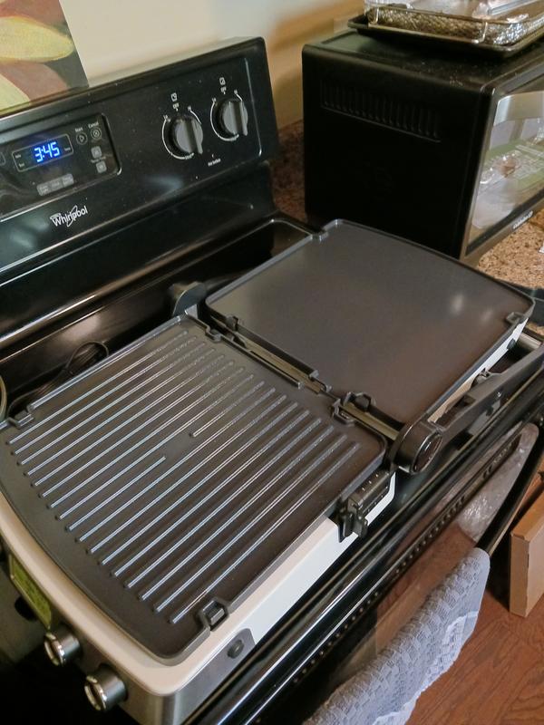 Elite Multi Grill, Griddle & Waffle Maker, Oxford Blue