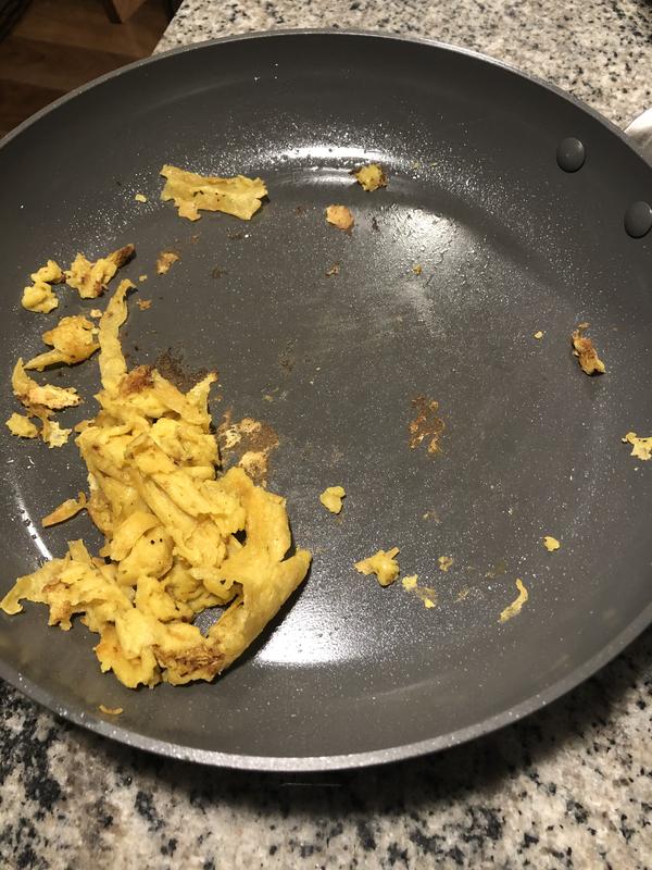 Pancakes ruined because the nonstick failed