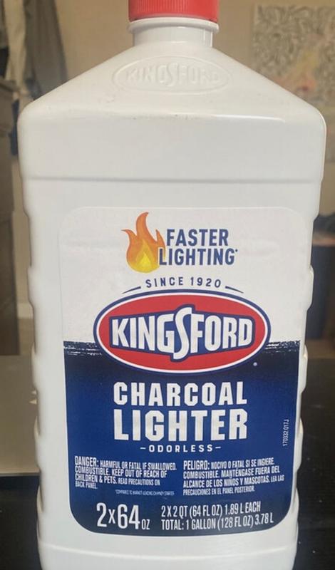 Kingsford® Odorless Charcoal Lighter Fluid Bottle for BBQ Charcoal, 64 FL OZ