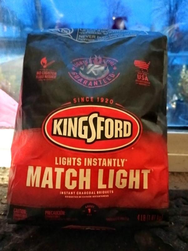 Kingsford Match Light Instant Charcoal Briquettes for Grilling, 12