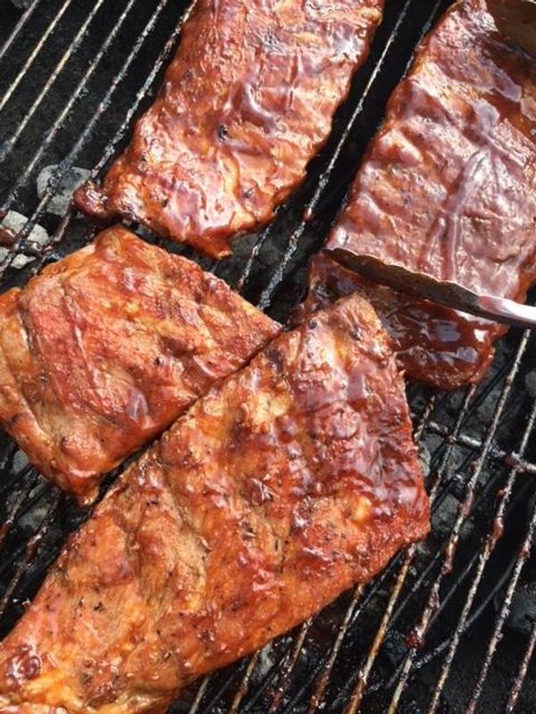 Smoked Apple Butter Ribs