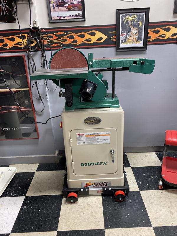 Grizzly 110 Volts 12 Amp Belt Disc Corded Sander with Dust Management G1014ZX at Lowes