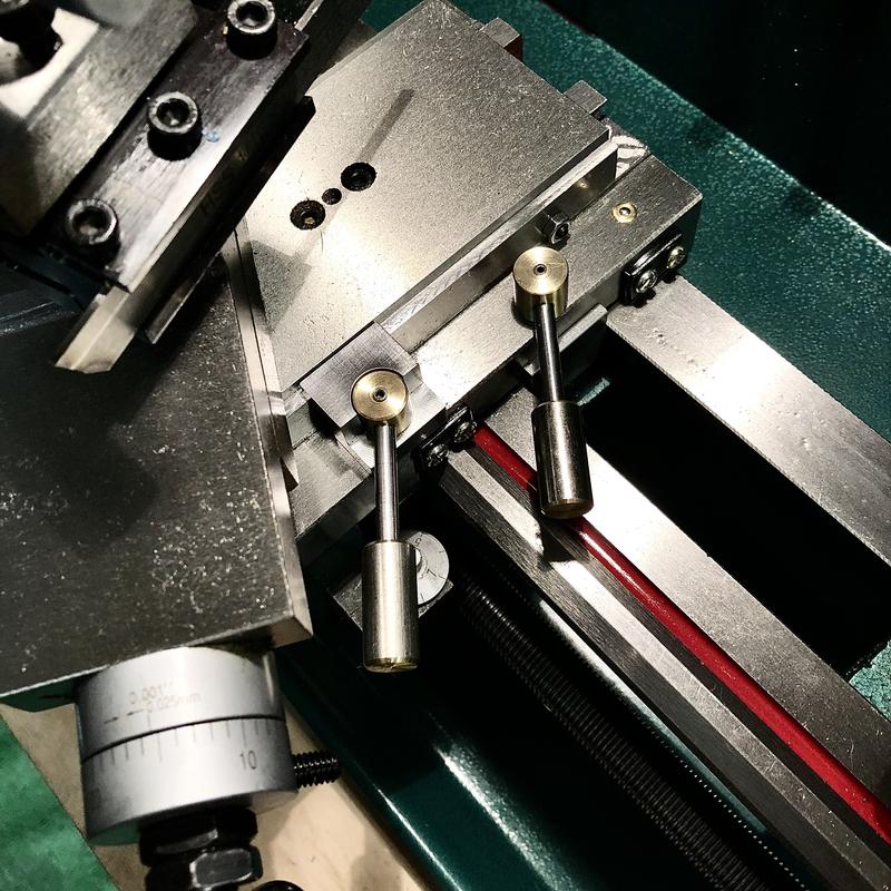 Lathe as I got it in May 2023 after getting it home, second picture shows the locks