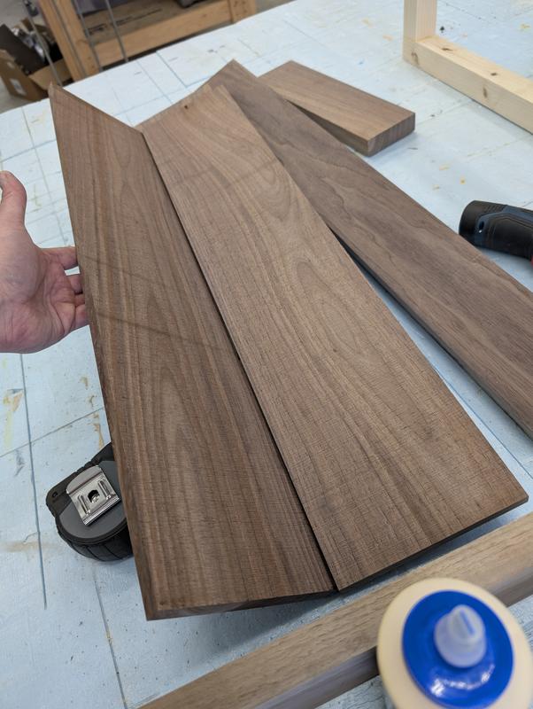 Sliced thru walnut like butter