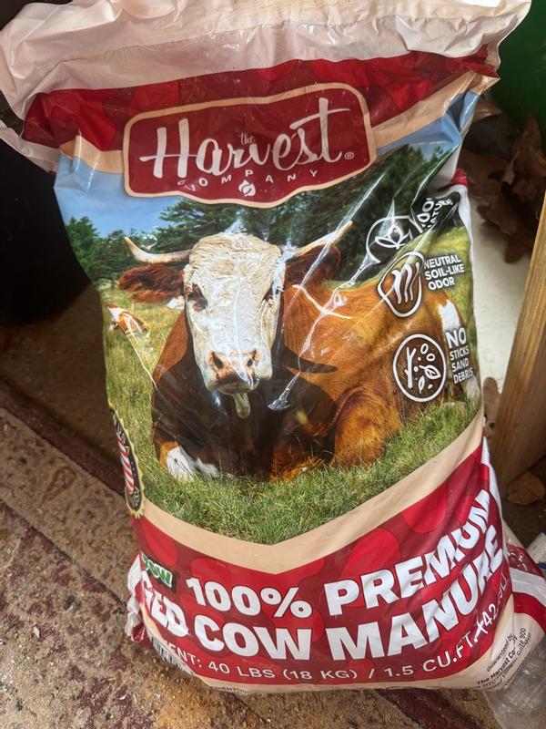The Harvest Company Viagrow Organic Cow Manure Soil Amendment 40 lb / 1 ...