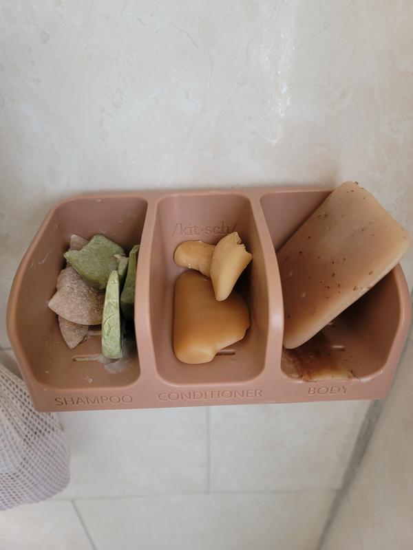 Kitsch Coconut Oil Shampoo Bar 91g - Hydrate & Soften Dry Damaged Hair - Deep Moisturizing Curly Hair Shampoo - Safe Shampoo For Color Treated Hair