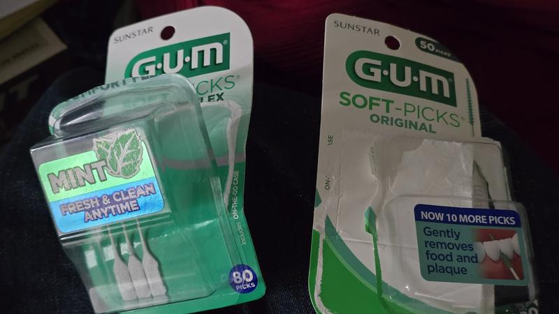 GUM® SOFT-PICKS® COMFORT FLEX MINT - Mint Interdental Picks