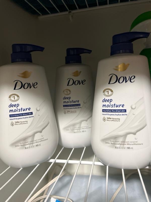 Dove Deep Moisture Nourishing Long Lasting Body Wash, 30.6 fl oz