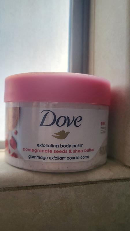 Dove on sale body polish
