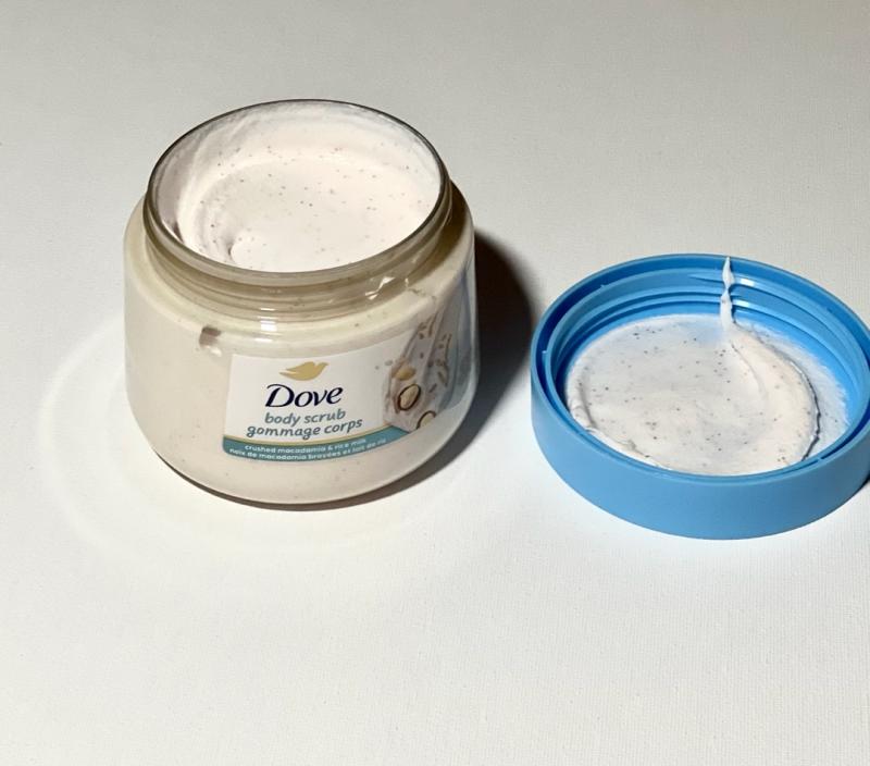 Buy Dove Crushed Macadamia and Rice Milk Mini Body Scrub, 3.5 oz