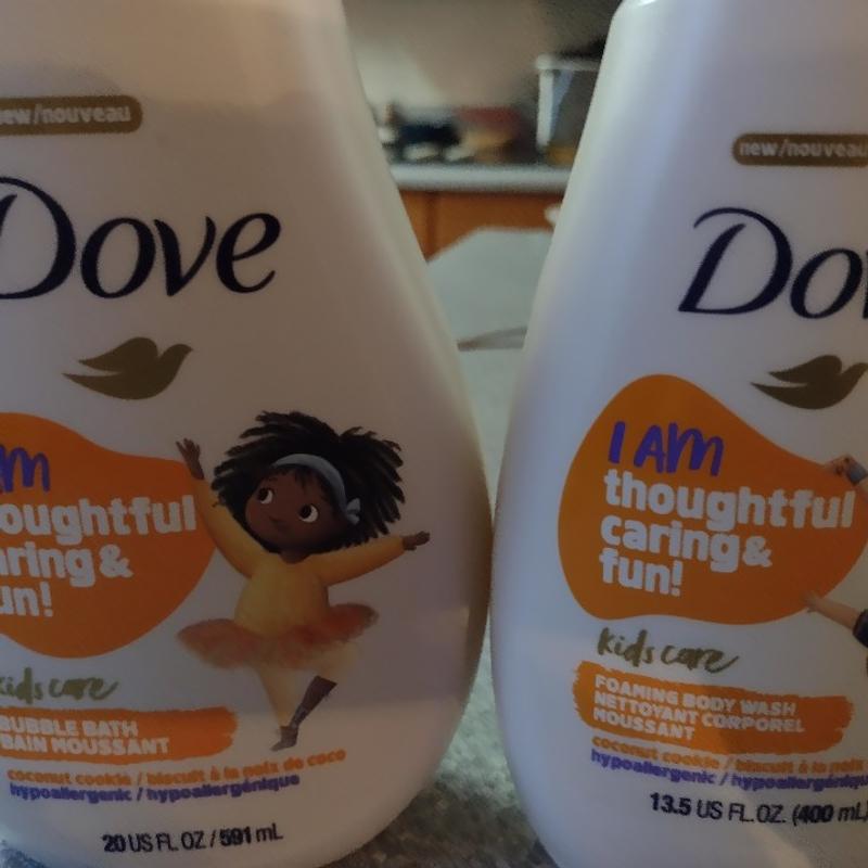 Dove Kids Care Bubble Bath Coconut Cookie 20 fl oz