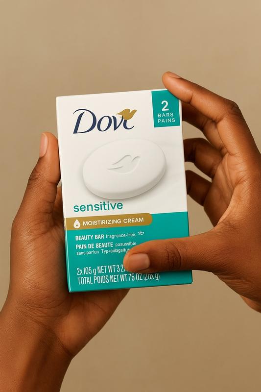thumbnail image 2 of Dove Beauty Bar Soap For Sensitive Skin - Fragrance Free, Hypoallergenic, 2.6 Oz (75g) 2 of 6