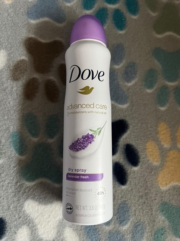 Dove All Over Body Lavender Deo Spray | 150 Ml | Mit 0% Aluminium, Dermatologisch Getestet | Für Achseln, Brust, Füße & Mehr