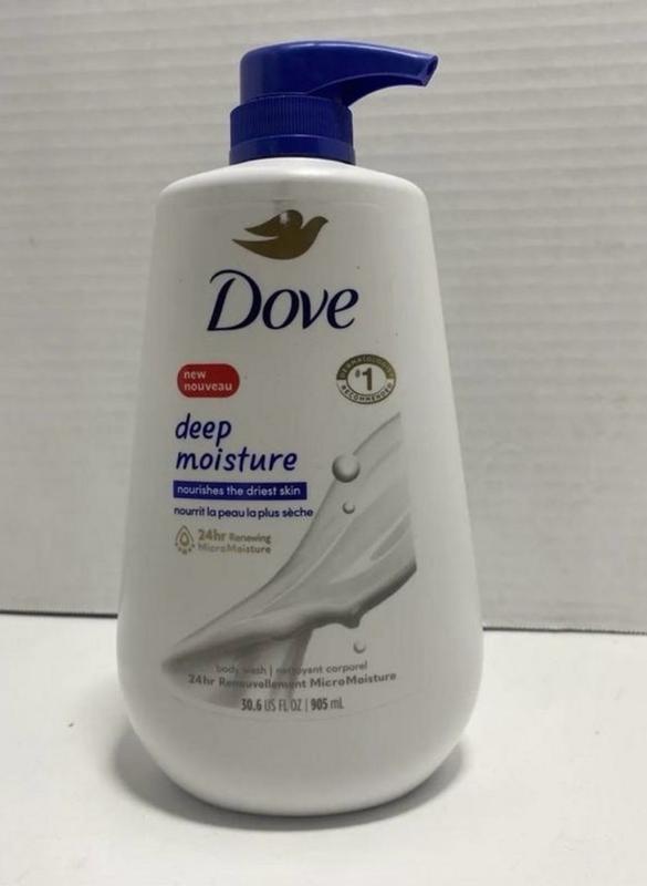 Dove Deep Moisture Nourishing Long Lasting Body Wash, 30.6 fl oz