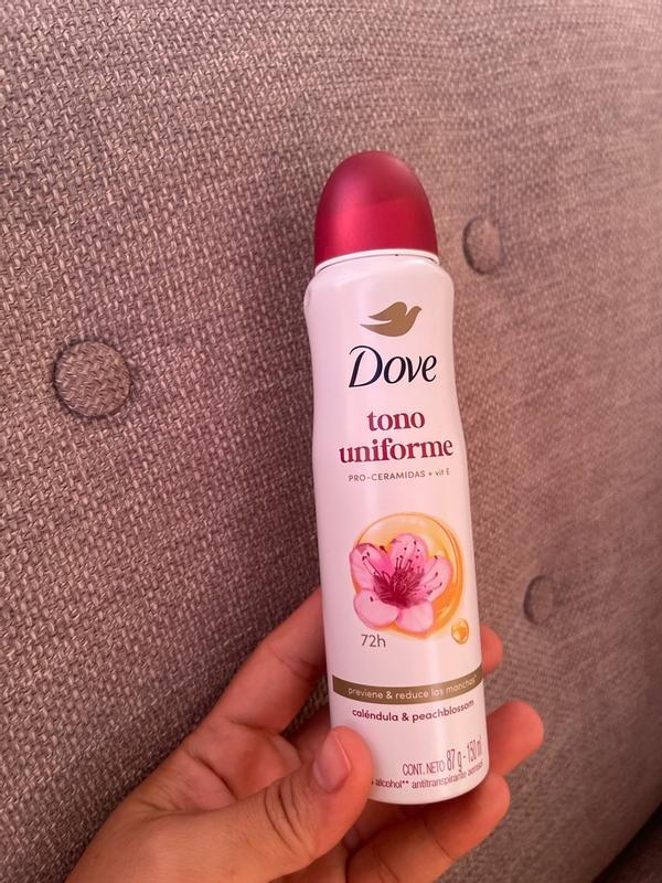 Even Tone Dry Spray Peach Blossom & Rice Milk | Dove | Dove