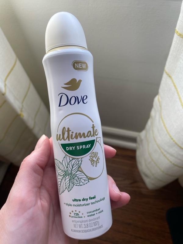 Dove Ultimate Antiperspirant Deodorant Dry Spray Cucumber Water & Mint