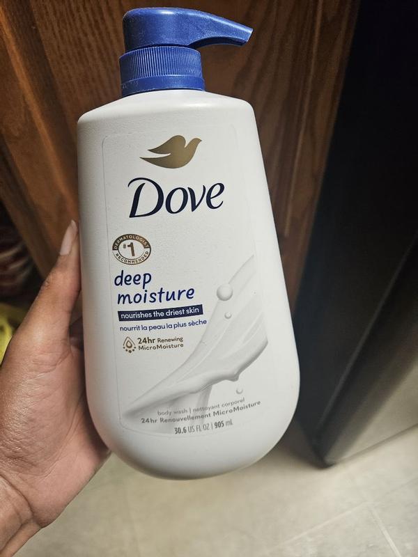 Dove Deep Moisture Nourishing Long Lasting Body Wash, 30.6 fl oz