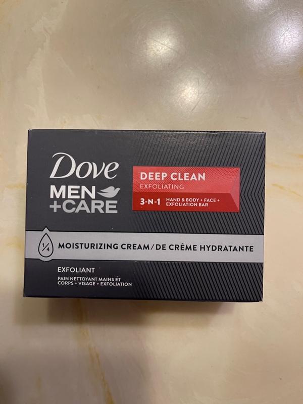 Dove Men+Care Deep Clean Body Soap and Face Bar 4 oz, Bar Soap & Body Wash