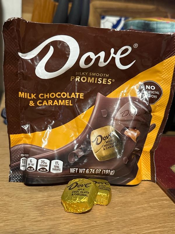 DOVE PROMISES MILK CHOCOLATE CARAMEL STAND UP POUCH 12.67OZ | Dove