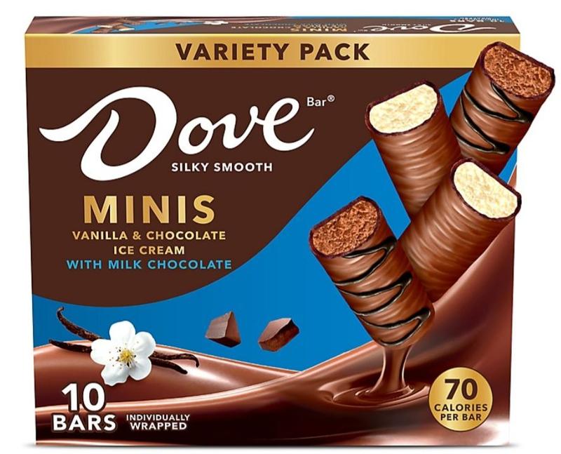 DOVE Vanilla Ice Cream Bar Coated With Milk Chocolate, 2.89 Oz | Dove