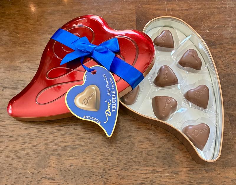 Dove Assorted Valentine's Day Dark Chocolate Truffle Candy, 5.82