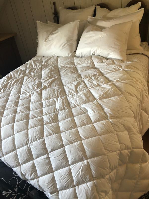 Right out of box, unfluffed