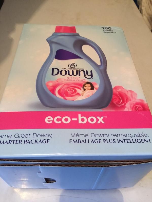  Downy Eco-box Ultra Concentrated Liquid Fabric Conditioner  (fabric Softener), Cool Cotton, 180 Loads, 105 Fl Oz : Everything Else