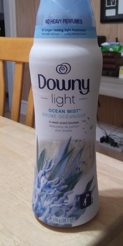 Downy Light Laundry Scent Booster Beads for Washer, White Lavender, 18.2  oz, with No Heavy Perfumes