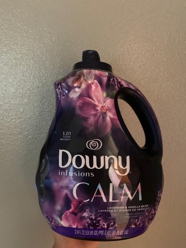 Downy Infusions Fabric Conditioner, Lavender & Vanilla Bean - 2.4 l (2.53 us qt) 81 fl oz liq