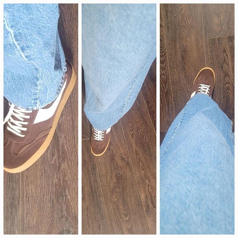 Customer photo for "The sneakers are surprisingly very"
