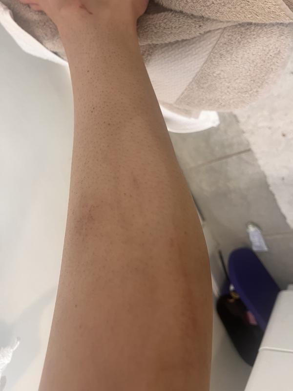 It absorbs IMMEDIATELY. And can’t be buffed no matter how hard I tried.