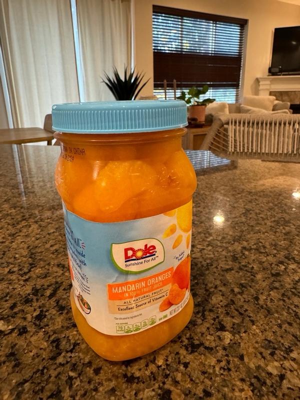 Dole® Jarred Mandarin Oranges in 100% Juice: 23.5 oz - Dole® Sunshine