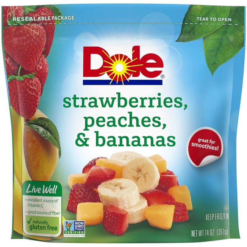 Dole Sliced Strawberry and Banana Smoothie Kit, 5 8 oz bags - 40