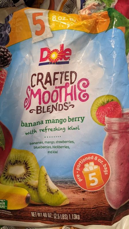 DOLE CRAFTED SMOOTHIE BLENDS® Banana Mango Berry with Kiwi Pre