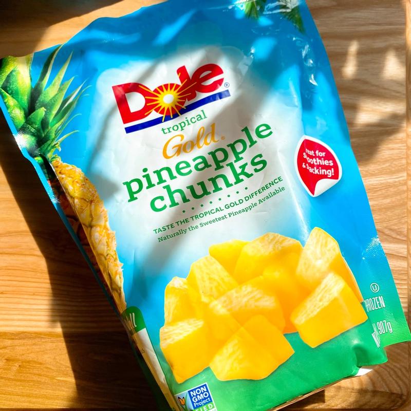 Dole Individual Quick Frozen Chunk Pineapple, 5 Pound -- 2 per case.