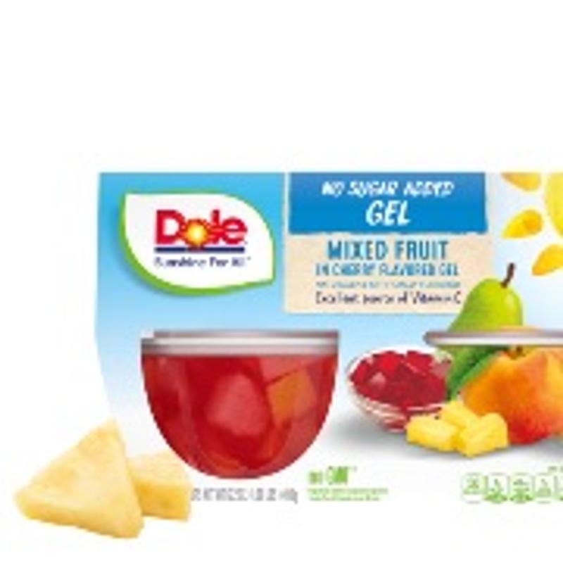 Dole® Mixed Fruit in Cherry Flavored Gel, No Sugar Added - Dole
