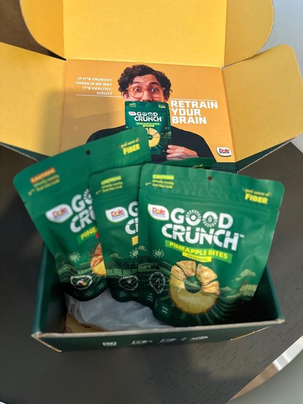 Dole® Good Crunch™ Original Pineapple Bites: Dried Tidbits - Dole