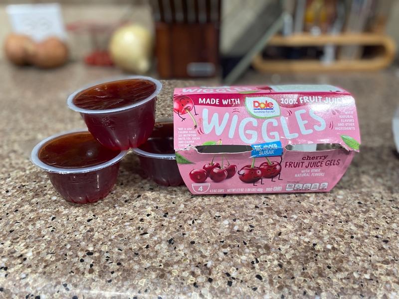 Dole Wiggles™ Cherry Fruit Juice Gels: A Lunchbox Snack - Dole