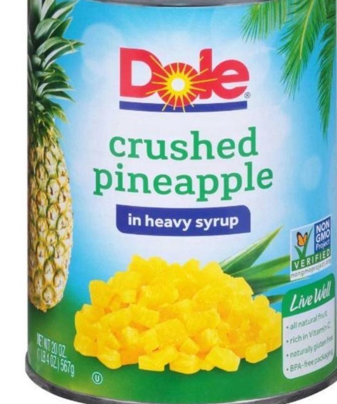 crushed pineapple 20 oz canned