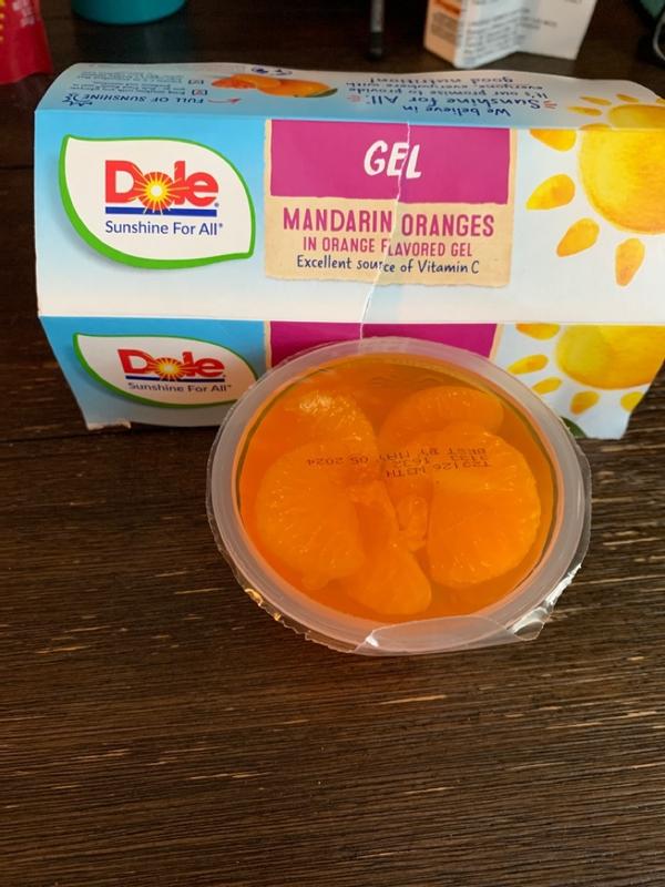 Mandarin Oranges in Orange Flavored Gel - Lite, Fruit Cup® Snacks