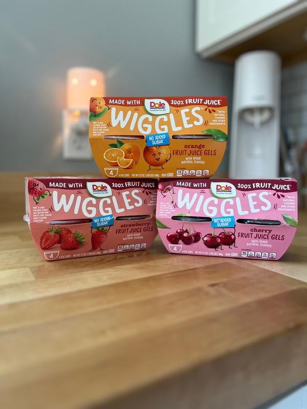 Dole Wiggles™ Cherry Fruit Juice Gels: A Lunchbox Snack - Dole