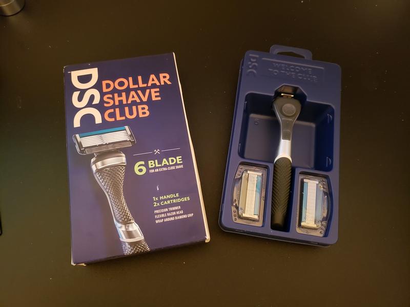 Dollar Shave Club 6-Blade Razor Starter Set - 1 Handle