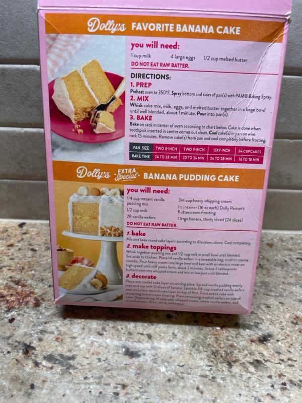 Dolly Parton's Favorite Banana Flavored Cake Mix Baking with Dolly