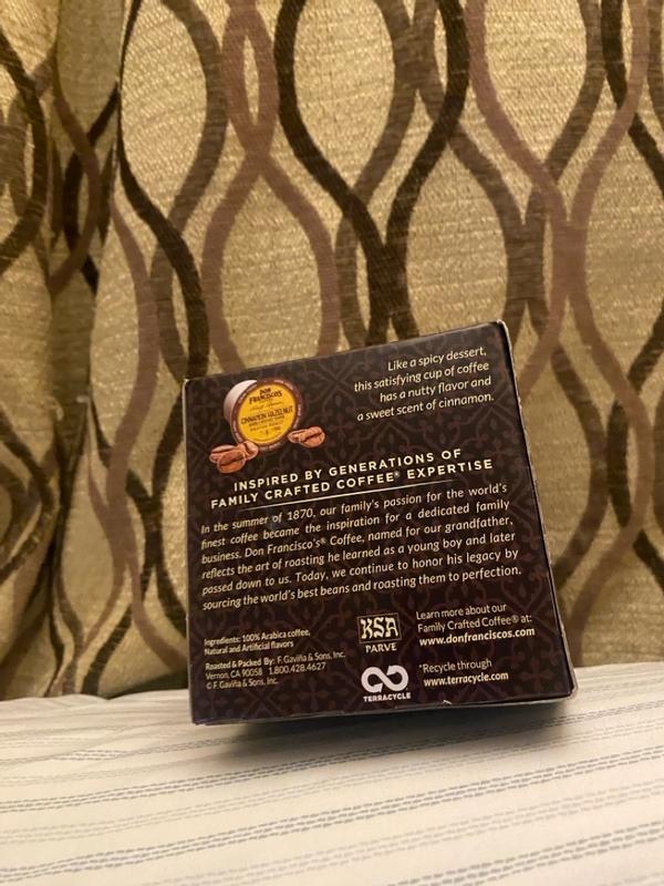 Shop Cinnamon Hazelnut Coffee Pods | Don Francisco's Coffee