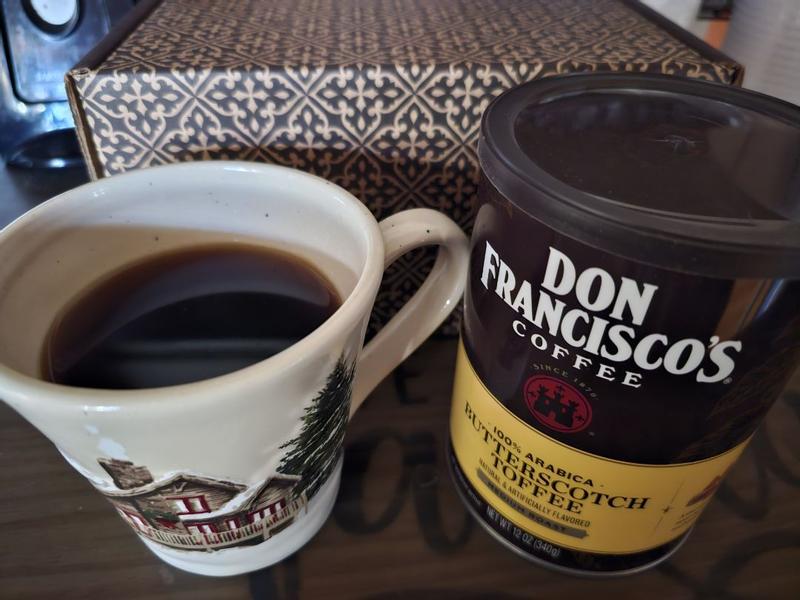 Shop Don Francisco's Butterscotch Toffee Medium Roast Coffee Can